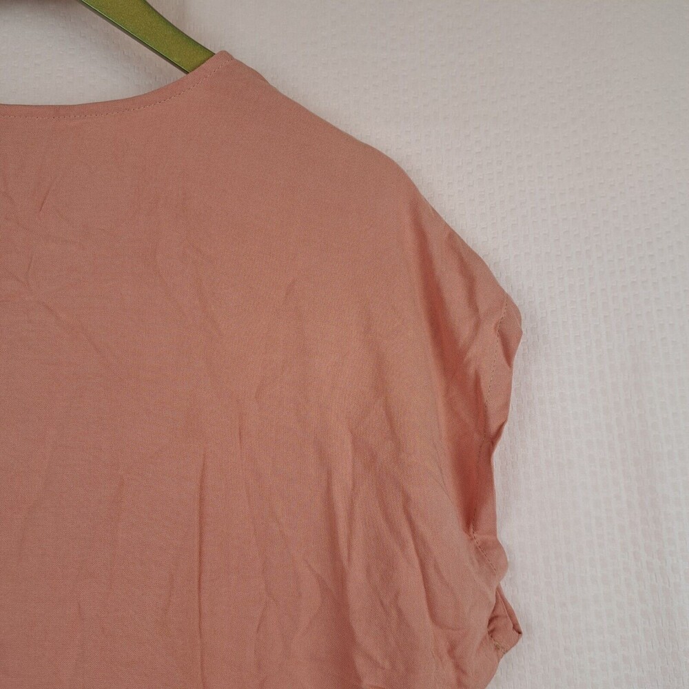 Blair Lightweight Nice Peach Color Rayon Top Size M Dolman Short Sleeve - Picture 9 of 11